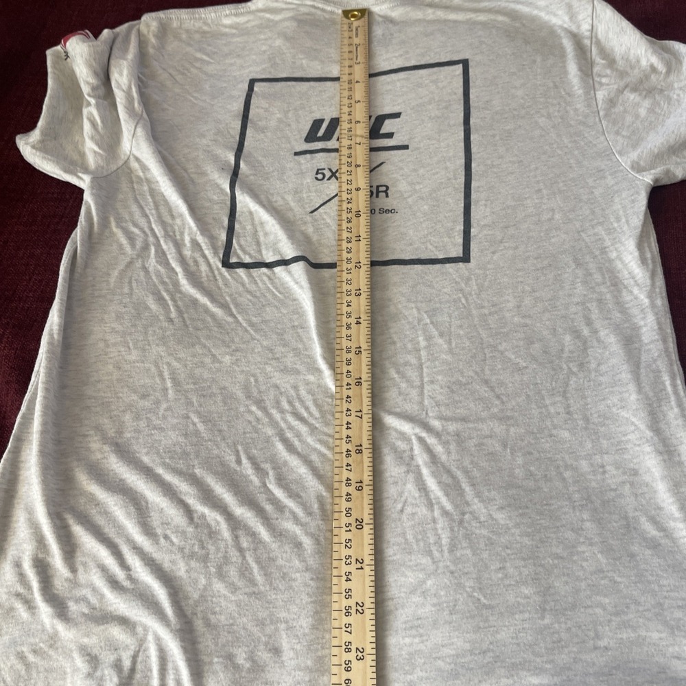 Reebok UFC Men Tshirt Size M Grey - Picture 11 of 11